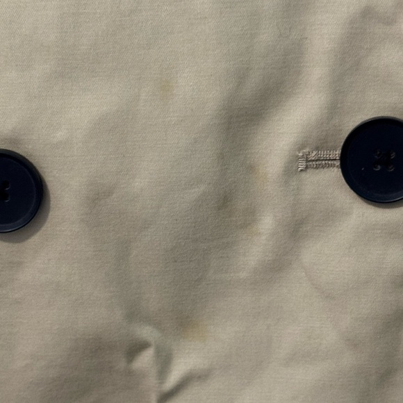 Quince Beige Double-Breasted Trench Coat Size L - Picture 2 of 6